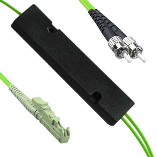 1x2 E2000/UPC to ST/UPC FBT Splitter OM5 50/125 Multimode