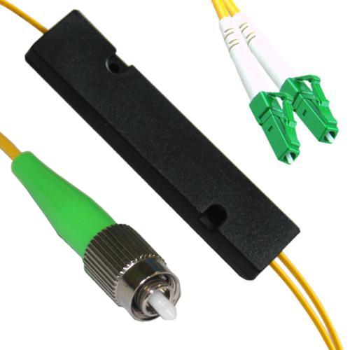 1x2 FC/APC to LC/APC FBT Splitter OS2 9/125 Singlemode