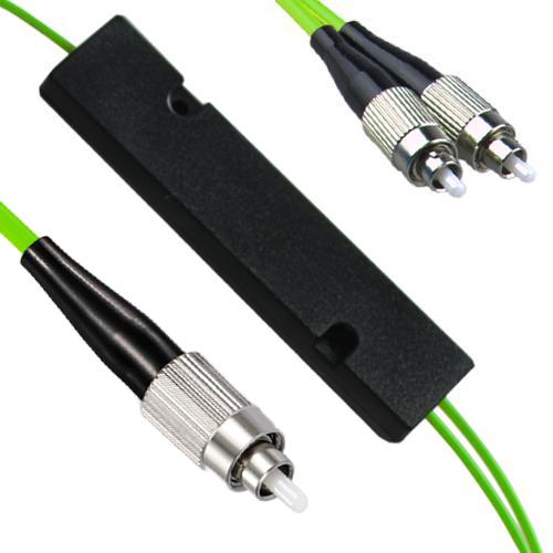 1x2 FC/UPC to FC/UPC FBT Splitter OM5 50/125 Multimode