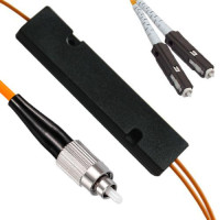 1x2 FC/UPC to MU/UPC FBT Splitter OM2 50/125 Multimode