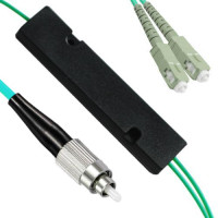 1x2 FC/UPC to SC/UPC FBT Splitter OM3 50/125 Multimode