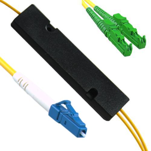 1x2 LC/UPC to E2000/APC FBT Splitter OS2 9/125 Singlemode