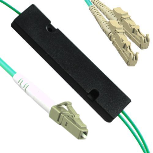 1x2 LC/UPC to E2000/UPC FBT Splitter OM4 50/125 Multimode