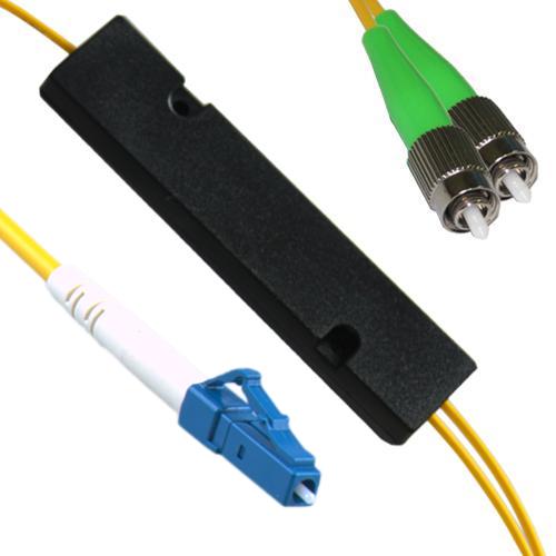 1x2 LC/UPC to FC/APC FBT Splitter OS2 9/125 Singlemode