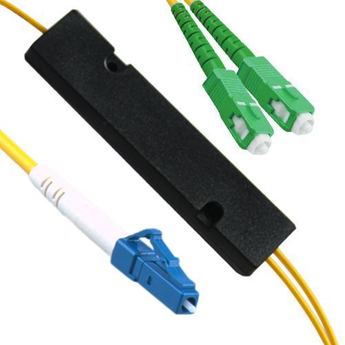 1x2 LC/UPC to SC/APC FBT Splitter OS2 9/125 Singlemode