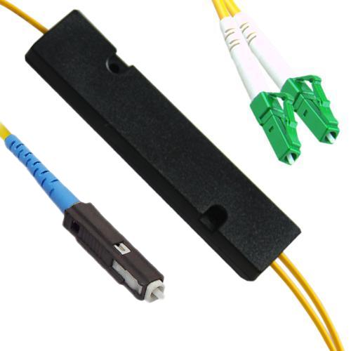 1x2 MU/UPC to LC/APC FBT Splitter OS2 9/125 Singlemode