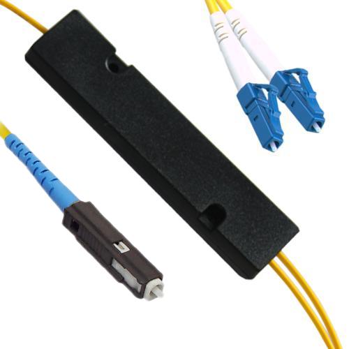 1x2 MU/UPC to LC/UPC FBT Splitter OS2 9/125 Singlemode