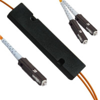 1x2 MU/UPC to MU/UPC FBT Splitter OM1 62.5/125 Multimode