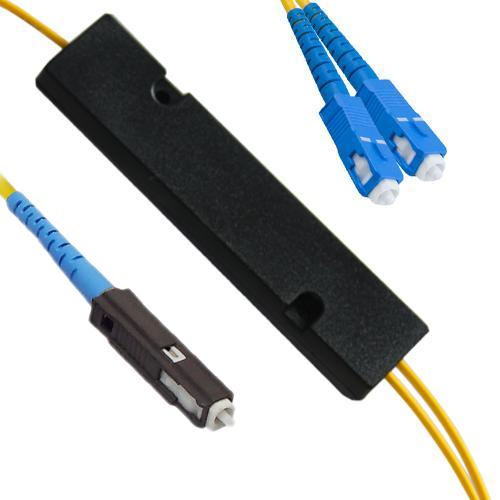 1x2 MU/UPC to SC/UPC FBT Splitter OS2 9/125 Singlemode