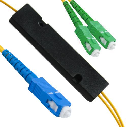 1x2 SC/UPC to SC/APC FBT Splitter OS2 9/125 Singlemode