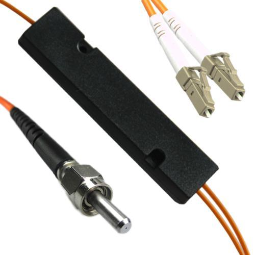 1x2 SMA905/UPC to LC/UPC FBT Splitter OM2 50/125 Multimode