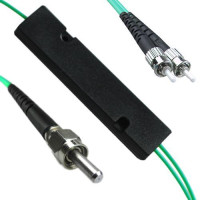 1x2 SMA905/UPC to ST/UPC FBT Splitter OM3 50/125 Multimode