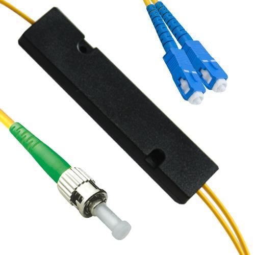 1x2 ST/APC to SC/UPC FBT Splitter OS2 9/125 Singlemode