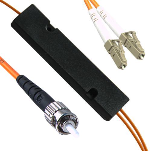1x2 ST/UPC to LC/UPC FBT Splitter OM1 62.5/125 Multimode