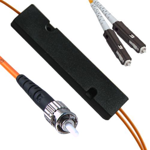 1x2 ST/UPC to MU/UPC FBT Splitter OM2 50/125 Multimode