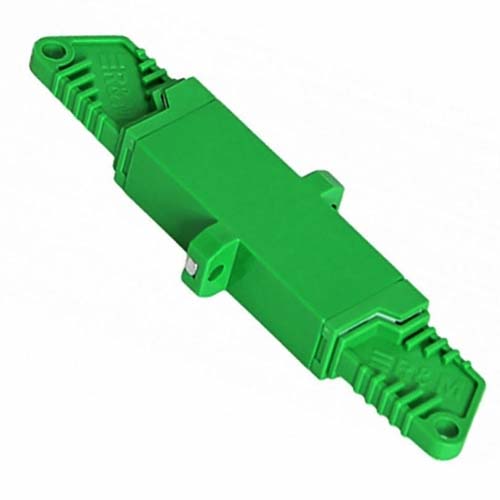 E2000/APC Female to Female Adapter Simplex Green Singlemode 