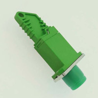 E2000/APC to FC/APC Adapter Simplex Green Singlemode