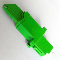 E2000/APC to LC/APC Adapter Simplex Green Singlemode 