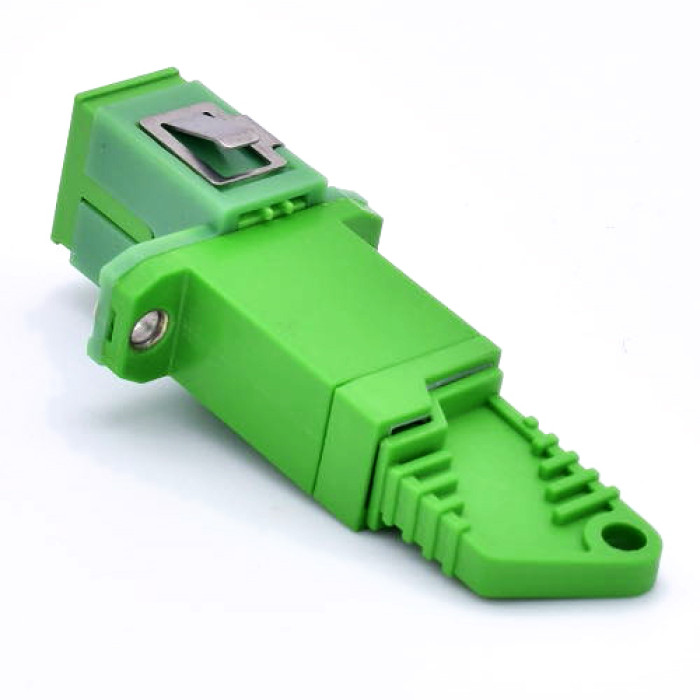 E2000/APC to SC/APC Adapter Simplex Green Singlemode