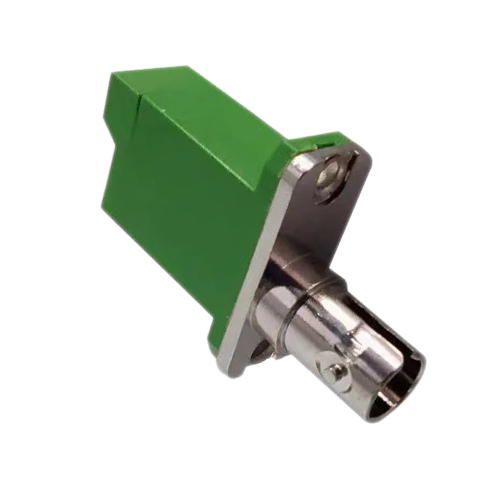 E2000/APC to ST/APC Adapter Simplex Green Singlemode