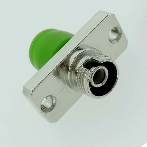 FC/APC Female to Female Adapter SX Singlemode Rectangular Flange Metal