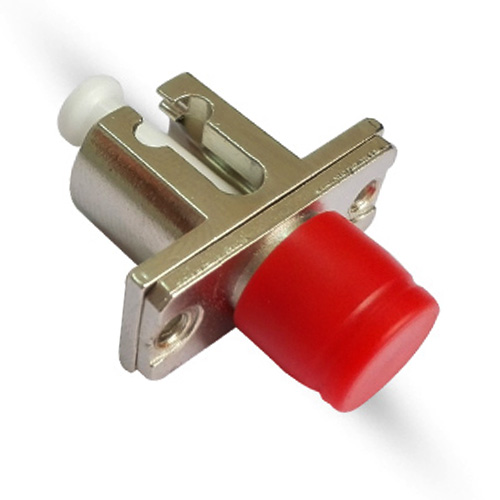 FC/UPC to LC/UPC Adapter Simplex Multimode Rectangular Flange Metal