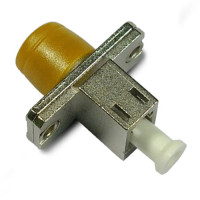 FC/UPC to LC/UPC Adapter Simplex Singlemode Rectangular Flange Metal