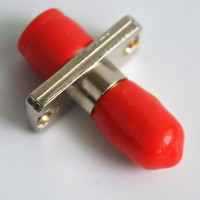 FC/UPC to ST/UPC Adapter Simplex Multimode Rectangular Flange Metal