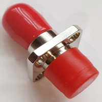 FC/UPC to ST/UPC Adapter Simplex Multimode Square Flange Metal