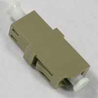 LC/UPC Female to Female Adapter Simplex Beige Multimode 