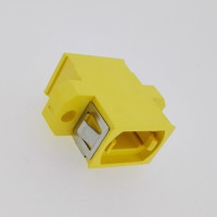 MPO/UPC Adapter 12 Fiber Yellow Singlemode 
