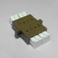 MU/UPC Female to Female Adapter 4 Fiber Quad Multimode 