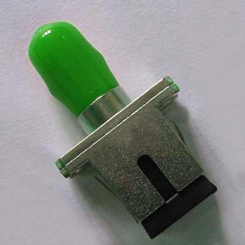 SC/APC to ST/APC Adapter Simplex Singlemode Metal