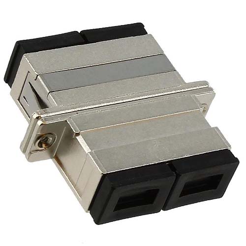 SC/UPC Female to Female Adapter Duplex Multimode Metal