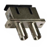 SC/UPC to ST/UPC Adapter Duplex Multimode Metal