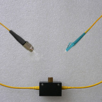 FC/UPC to LC/UPC Inline Adjustable Attenuator Singlemode