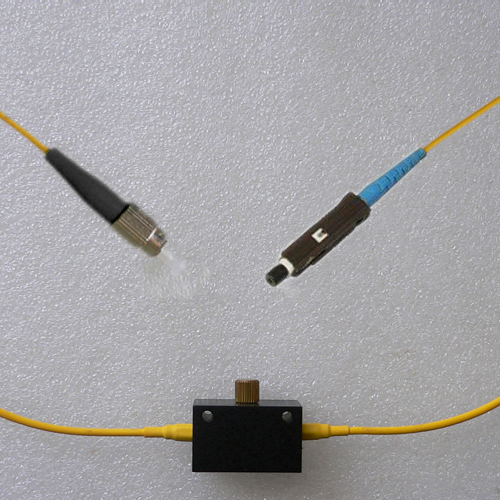 FC/UPC to MU/UPC Inline Adjustable Attenuator Singlemode