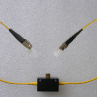 FC/UPC to ST/UPC Inline Adjustable Attenuator Singlemode