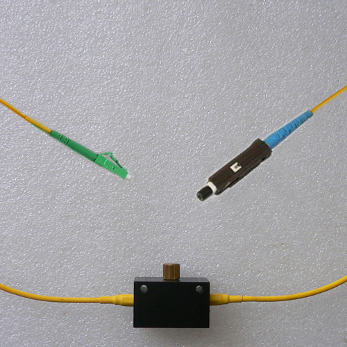 LC/APC to MU/UPC Inline Adjustable Attenuator Singlemode