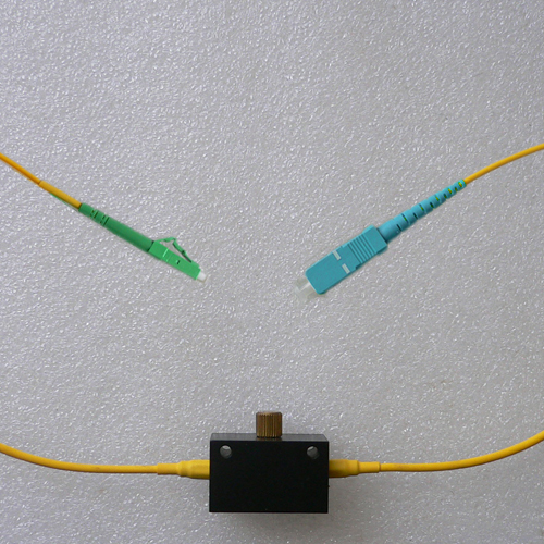 LC/APC to SC/UPC Inline Adjustable Attenuator Singlemode