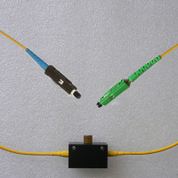 MU/APC to MU/UPC Inline Adjustable Attenuator Singlemode