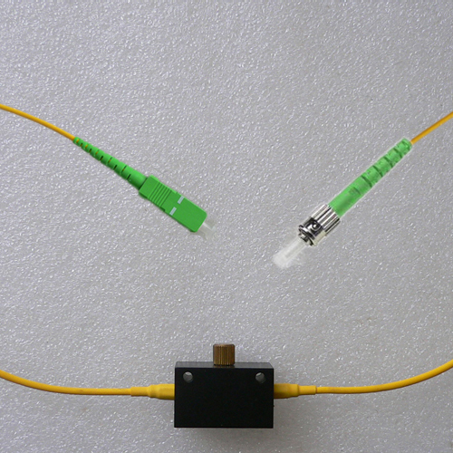 SC/APC to ST/APC Inline Adjustable Attenuator Singlemode