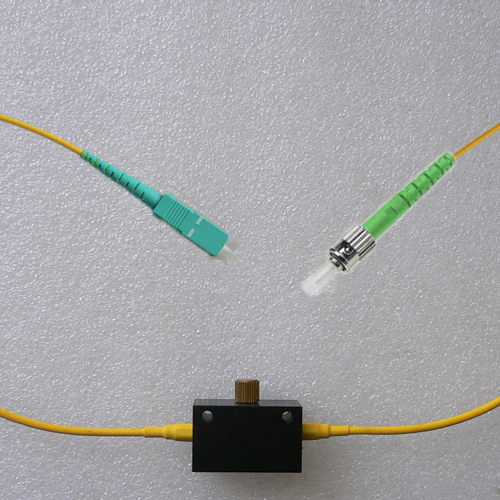 SC/UPC to ST/APC Inline Adjustable Attenuator Singlemode