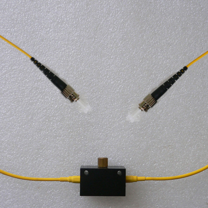 ST/UPC to ST/UPC Inline Adjustable Attenuator Singlemode