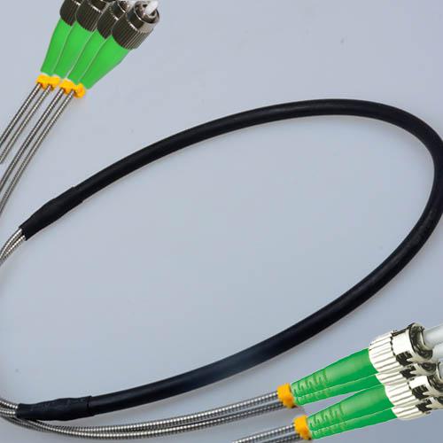 4 Fiber Indoor/Outdoor Patch Cord FC/APC - ST/APC OS2 9/125 Singlemode