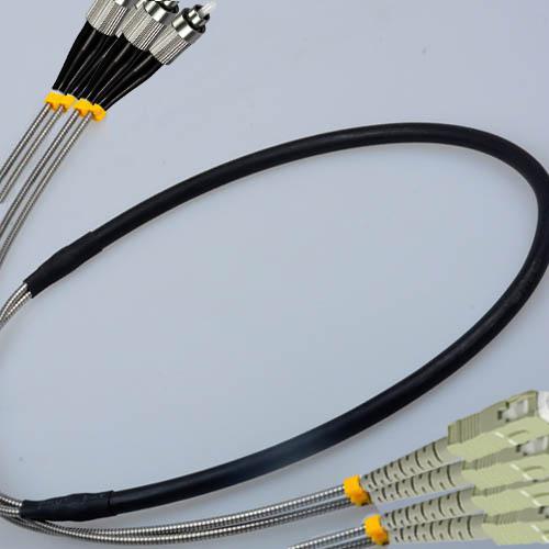 4 Fiber Indoor/Outdoor Patch Cord FC/UPC - SC/UPC OM2 50/125 Multimode