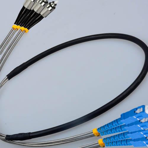 4 Fiber Indoor/Outdoor Patch Cord FC/UPC - SC/UPC OS2 9/125 Singlemode