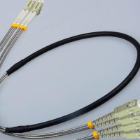 4 Fiber Indoor/Outdoor Patch Cord LC/UPC-SC/UPC OM1 62.5/125 Multimode