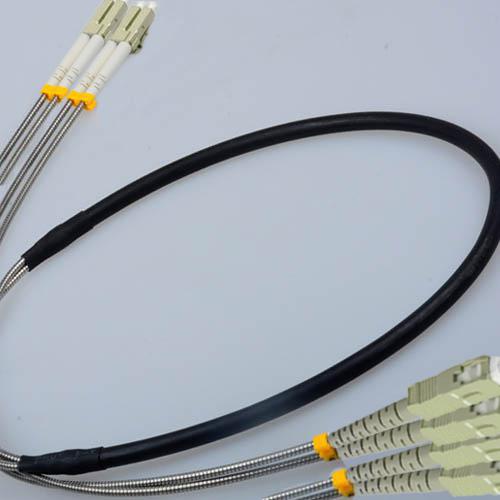 4 Fiber Indoor/Outdoor Patch Cord LC/UPC - SC/UPC OM2 50/125 Multimode