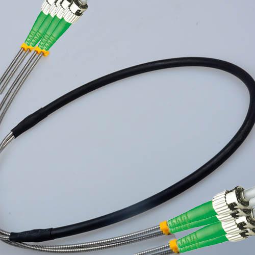 4 Fiber Indoor/Outdoor Patch Cord ST/APC - ST/APC OS2 9/125 Singlemode